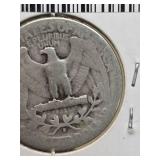 1935-S Washington silver quarter