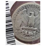 1936-S Washington silver quarter