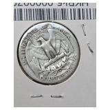 1938-S  Washington silver quarter