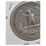 1939-S Washington silver quarter
