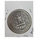 1940-D Washington silver quarter