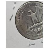 1940-D Washington silver quarter