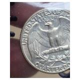 1941 BU Washington silver quarter