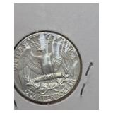 1942 Washington silver quarter