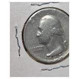 1948-S Washington silver quarter