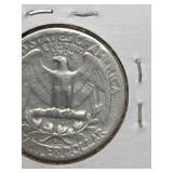 1948-S Washington silver quarter