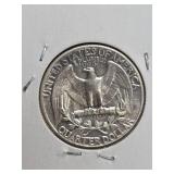 1953 Washington silver quarter