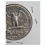 1953 Washington silver quarter