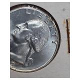 1962 Washington silver quarter