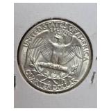 1963-D Washington silver quarter
