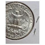 1963-D Washington silver quarter