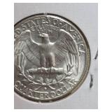 1964-D Washington silver quarter