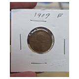 1909 Lincoln Wheat penny