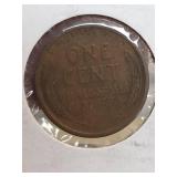 1909 Lincoln Wheat penny
