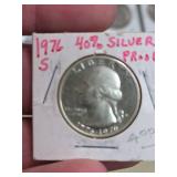 1976-S Washington Proof quarter