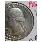 1976 Washington Bicentennial Proof quarter