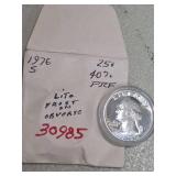1976-S Washington Bicentennial Proof quarter