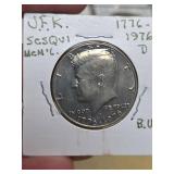 1976-D JFK Bicentennial half dollar