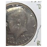 1976-D JFK Bicentennial half dollar