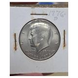 1976-D JFK Bicentennial half dollar