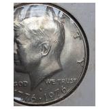 1976-D JFK Bicentennial half dollar