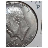 1976-D Eisenhower Bicentennial half dollar
