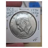 1976-D Eisenhower Bicentennial half dollar