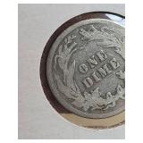 1911 Barber silver dime