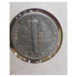 1935-P Mercury silver dime