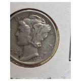 1937 Mercury silver dime