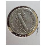 1942 Mercury silver dime
