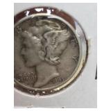 1943 Mercury silver dime