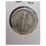 1943 Mercury silver dime