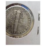 1943 Mercury silver dime