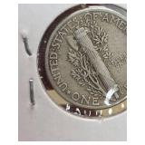 1944 Mercury silver dime