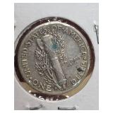 1945-D Mercury silver dime