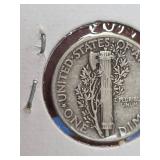 1945 Mercury silver dime