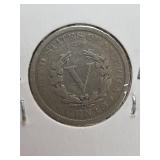 1904 Barber V nickle