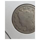 1906 Barber V nickle
