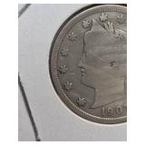 1907 Liberty V nickle