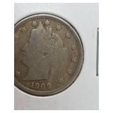 1909 Liberty V nickle