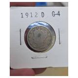 1912-D Liberty V nickle