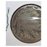 1934-D Buffalo nickle