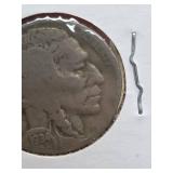 1934-D Buffalo nickle