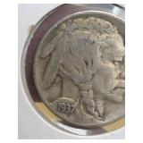 1937-S Buffalo nickle