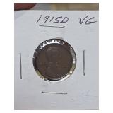 1915-D Wheat penny