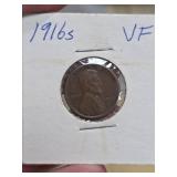 1916-S Wheat penny