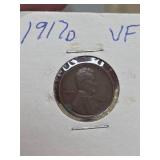 1917-D Wheat penny