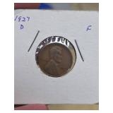 1927-D Lincoln Wheat penny