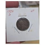 1928-D Lincoln Wheat penny